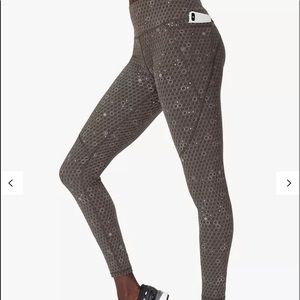 Sweaty Betty Women's XS The Power Full Length Leggings Gray Black